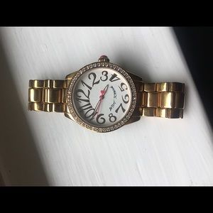 Betsey Johnson Gold Watch